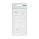 Puffy-Sticker NO STRESS, Texte, selbstklebend