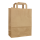 Paper bag 32 x 45 x 16 cm, Brown, kraft paper 90 g/m², smooth flat handle