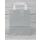 Shopping bag Grey 32 x 40 x 12 cm, kraft paper, smooth, white flat handle