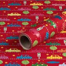 Wrapping Paper Cars, Red, Birthday Paper, Smooth - 1 Roll...