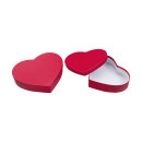 Geschenkboxen Herz, Rot,  24,5 x 5 cm & 21 x  5 cm -...