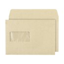 Envelope with window C5, 162 x 229 mm, grass paper, peel and seal
