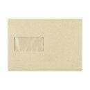 Briefumschlag mit Fenster C5, 162 x 229 mm, Graspapier, Haftklebung