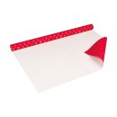 Geschenkpapier, Rot mit Goldenen Tannen, Weihnachtspapier, 0,70 x 10 m