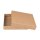 Schachtel mit Stülpdeckel, 150 x 130 x 25 mm,  Kraftliner mit Kraftpapier bezogen, braun