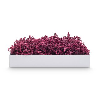 NAVE-Fill, Bordeaux, farbiges Füll- und Polsterpapier, umweltfreundlich - 1 kg/Karton