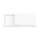 Folding box 16.2 x 22.5 x 2.5 cm, white, with lid - set of 10
