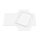 Folding box 16.2 x 22.5 x 2.5 cm, white, with lid - set of 10