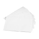 Flat bag 130 x 180 mm, white, kraft paper 80 g/m², smooth, with flap - 100 pack