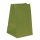 Gift bag 24 x 22 x 38 cm, green kraft paper 120 m², bottom bag Pack/10pcs.
