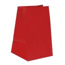 Geschenkbeutel 24 x 22 x 38 cm, Rot, Kraftpapier - 10er Pack