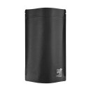 Doypack 110 x 185 x 70  climate-neutral, stand-up pouch black, kraft paper
