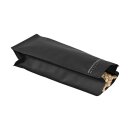 Boxpouch 115 x 280 mm, black, with front zipper, climate neutral