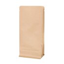 Boxpouch 110 x 280 mm, brown, with front zipper, climate...
