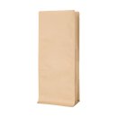 Boxpouch 140 x 350 mm, brown, with front zipper, climate neutral