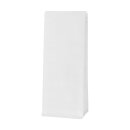 Boxpouch 100 x 230 mm, white, with front zipper, climate...