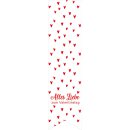Sticker "Alles Liebe zum Valentinstag", 35 x 135 mm,  Aufkleber - 200 Stück im Spender