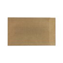 Gift bag, ripped, 70 x 90 mm, kraft paper, brown, with Flap