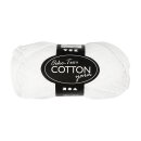 Cotton yarn, 50 g, 170 m 100% cotton, white