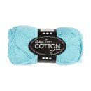 Baumwollgarn T&uuml;rkis, 50 g, 170 m 100% Baumwolle - Stricken, H&auml;keln, Makramee