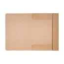 5 x Folder A2, 3 flaps, 2 fill levels, kraft cardboard,...