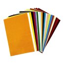 Bastelfilz 20 x 30 cm x 1,5 mm, farbig sortiert, 180-200...