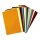Bastelfilz 20 x 30 cm x 1,5 mm, farbig sortiert, 180-200 g - 24 Bögen/Pack