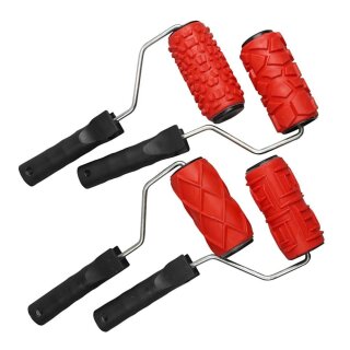 Musterwalzen, Struktur-Farbroller, verschiedene Muster -...