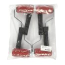 Musterwalzen, Struktur-Farbroller, verschiedene Muster - 4er Set