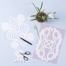 Silhouette scissors, precision scissors for right-handed users, length 11 cm