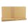 25 x card DL, rounded, Kraft cardboard 283 g/m², brown, unprinted