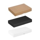 Folding box 11.5 x 22.5 x 3 cm, Brown, Black, White, with...