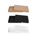 Folding box 16.8 x 12 x 2 cm, Brown, Black White, with...