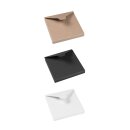 Folding box "Mailer 125", 125 x 125 x 15 mm, Brown, Black or White - Pack of 10
