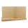 Karten in DL, A6 oder 11x16 cm, braun, abgerundet, Kraftkarton - 25er Pack