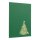 Green fold card with Golden Fir, A6, hot foil embossing
