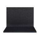 A6 cards black, 350 g/m², Recycling cardboard, unprinted