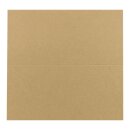 Folding card DL Kraft cardboard 225, 244 or 283...