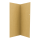 DL Folded Cards, kraft cardboard 225, 244, or 283 g/m², 100 x 210 mm - 25-Pack
