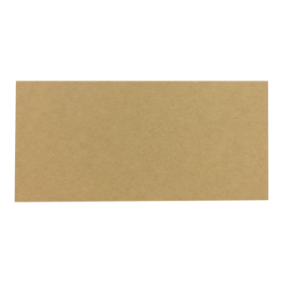 25 x Card DL, Kraft cardboard 244 g/m², 100 x 210 mm, unprinted