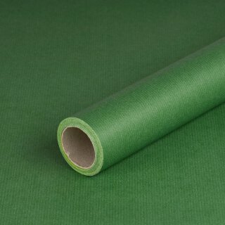 Gift wrapping paper green and lime double-sided, kraft paper, ribbed - 1 roll 0.8 x 10 m