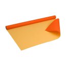 Geschenkpapier Orange und Gelb doppelseitig, gerippt, 0,8...