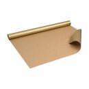 Gift wrapping paper Gold, kraft paper, ribbed - 1 roll...