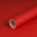 Geschenkpapier Rot, einfarbig, gerippt, 0,70 x 10 m