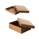 Falken Box Natur, DIN A3, A4, A5 oder A6, Geschenkkarton mit Deckel, Fotobox, FSC