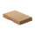 Storage box brown, A6, 120 x 185 x 25 mm, with lid, FSC paperboard, riveted