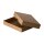 Aufbewahrungsbox Braun, A5, 18 x 25 x 4 cm, mit Deckel, FSC Pappe, genietet