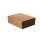 Storage box brown, A4, 240 x 320 x 100 mm, with lid, FSC paperboard, riveted