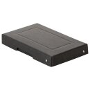 Storage box black, A6, 185 x 120 x 25 mm, with lid, FSC paperboard, riveted