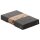 Storage box black, A6, 185 x 120 x 25 mm, with lid, FSC paperboard, riveted